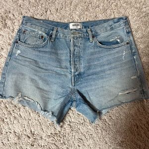 Agolde Jean Parker long jean Shorts.  Size 32.